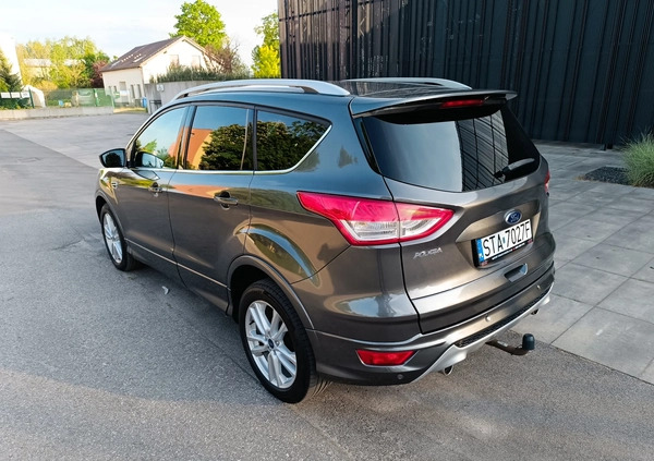 Ford Kuga cena 54900 przebieg: 229810, rok produkcji 2014 z Rajgród małe 326